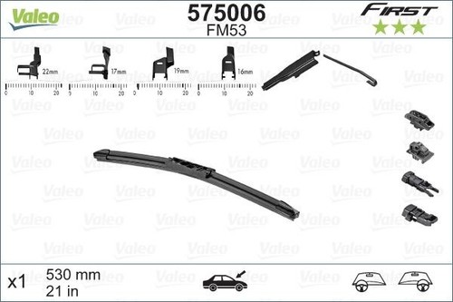 Valeo 575006 spazzola - 575006, tergi
