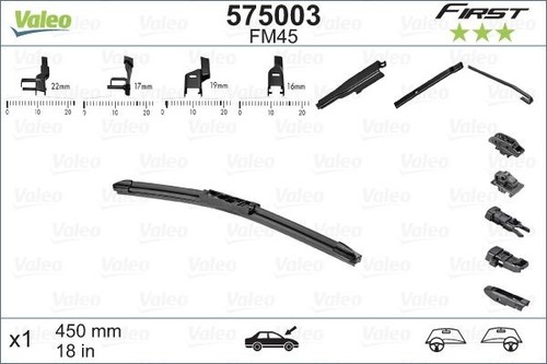 Valeo 575003 spazzola tergi - valeo,