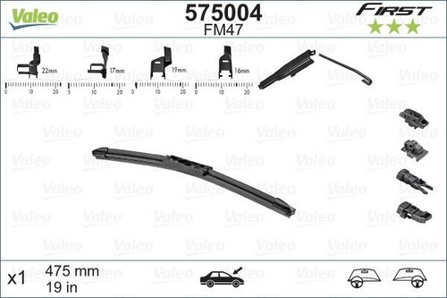 Valeo 575004 spazzola tergi - valeo,