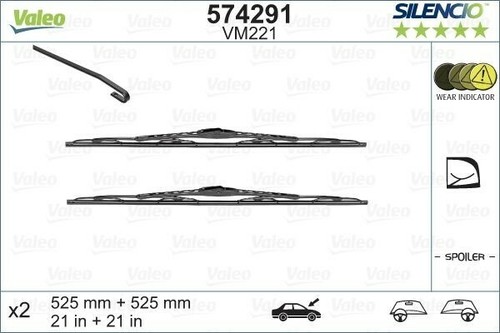 Valeo 574291 spazzole tergi - valeo,